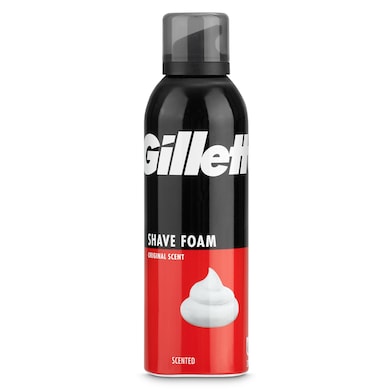Espuma de afeitar clásica Gillette spray 200 ml-0