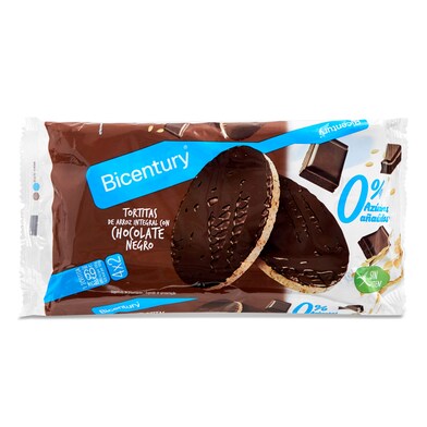 Tortitas de maíz con chocolate nego Bicentury bolsa 2 unidades-0 Tortitas de maíz con chocolate nego Bicentury bolsa 2 unidades-0