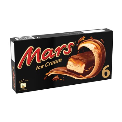 Helado barritas de chocolate rellenas de caramelo Mars caja 240 g-0 Helado barritas de chocolate rellenas de caramelo Mars caja 240 g-0