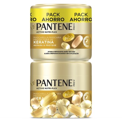 Mascarilla repara y protege cabello dañado pack Pantene frasco 600 ml-0