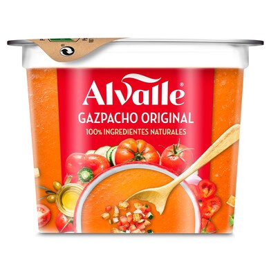 Gazpacho original Alvalle tarrina 250 ml-0 Gazpacho original Alvalle tarrina 250 ml-0