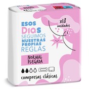 Compresas normal plegada esos Esos Dias bolsa 18 unidades