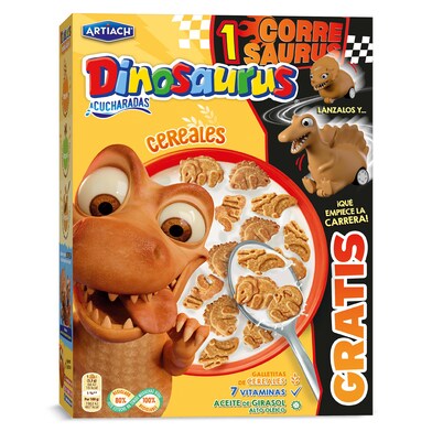 Galletas de cereales con vitaminas pack ahorro paquete 411 g · ARTIACH  DINOSAURUS · Supermercado El Corte Inglés El Corte Inglés