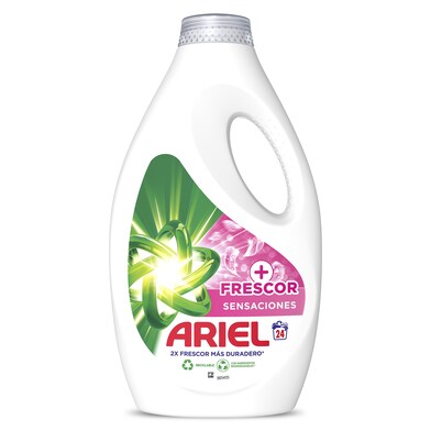 Detergente máquina líquido fresh sensations Ariel botella 24 lavados-0
