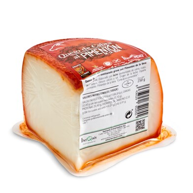 Queso de cabra al pimentón de la vera Iberques 250 g-0 Queso de cabra al pimentón de la vera Iberques 250 g-0