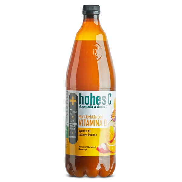 Zumo de Frutas con Vitamina D Hohes C Botella 1 Lt.
