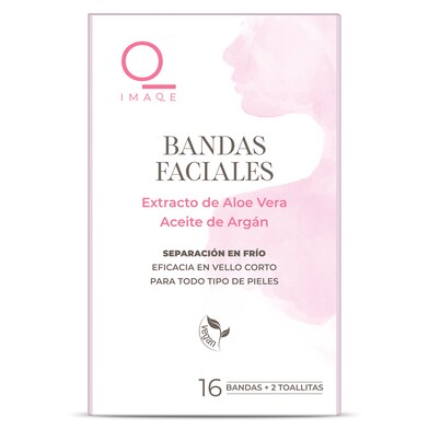 Banda depilatoria facial aloe vera Imaqe frasco 16 unidades-1 Banda depilatoria facial aloe vera Imaqe frasco 16 unidades-1