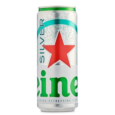 Cerveza silver Heineken lata 33 cl-0