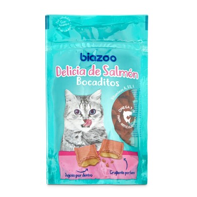 Bocaditos de salmón Biazoo tarrina 60 g-0