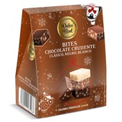 Surtido de turrones de chocolate crujientes Dulce Noel Dia bolsa 140 g