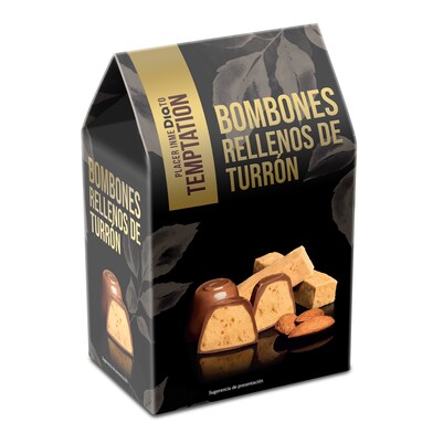 Bombones rellenos de turrón Temptation de Dia bolsa 208 g-0 Bombones rellenos de turrón Temptation de Dia bolsa 208 g-0