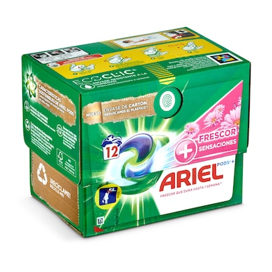 Detergente máquina all in 1 fresh sensations Ariel caja 12 lavados-0