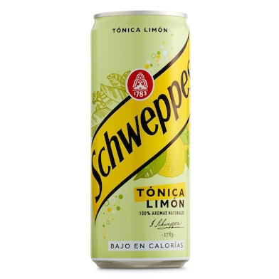 Tónica de limón Schweppes lata 33 cl-0