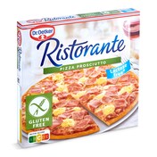 Pizza prosciutto sin gluten Dr. Oetker caja 345 g