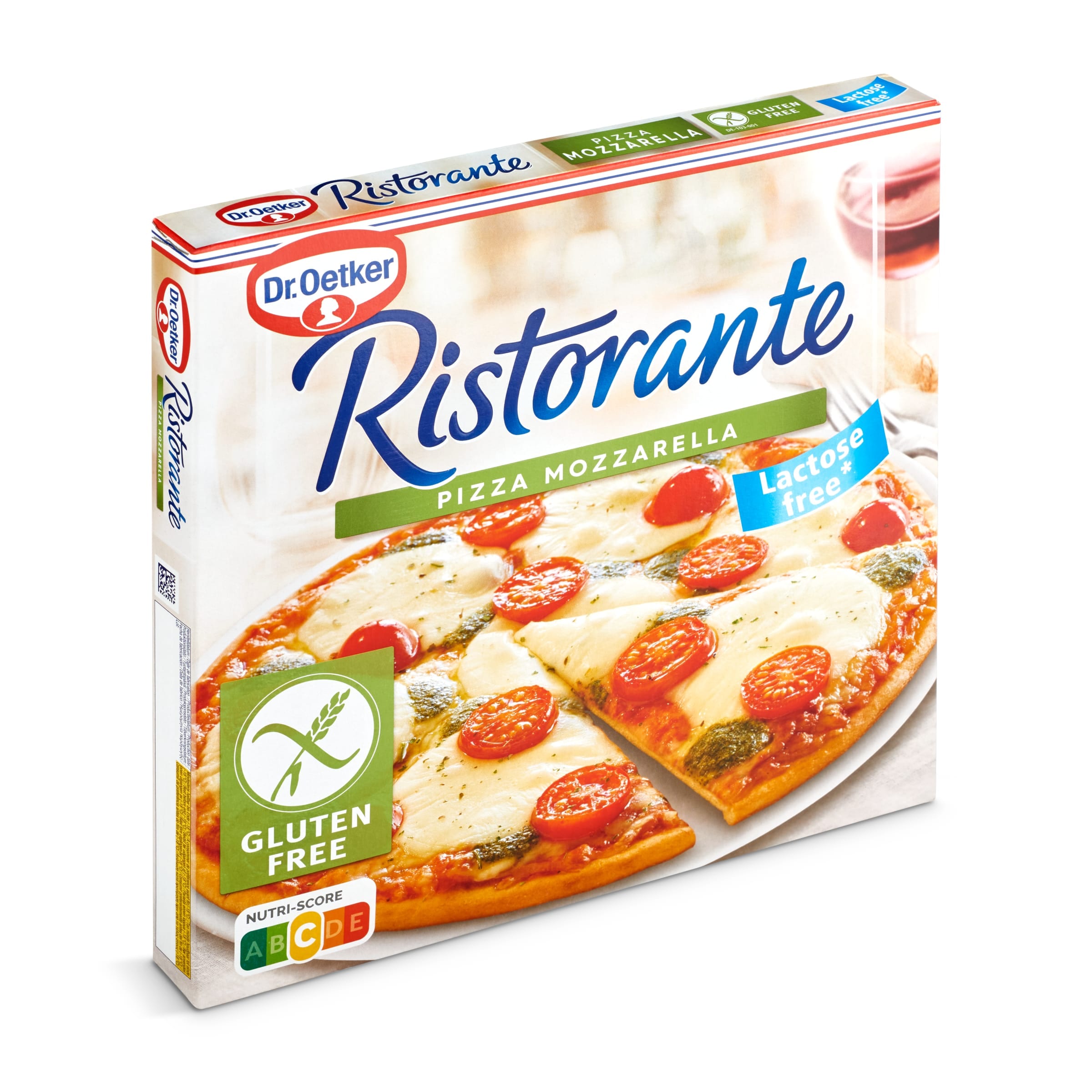 Pizza mozzarella sin gluten Dr. Oetker Ristorante caja 370 g