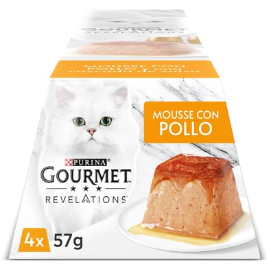 Mousse para gatos de pollo Gourmet caja 4 x 57 g-1 Mousse para gatos de pollo Gourmet caja 4 x 57 g-1