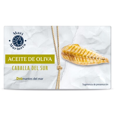 Filetes de caballa del sur en aceite de oliva Mari Marinera lata 85 g-1 Filetes de caballa del sur en aceite de oliva Mari Marinera lata 85 g-1