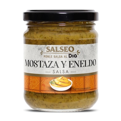 Salsa de mostaza y eneldo Salseo de Dia frasco 210 g-0