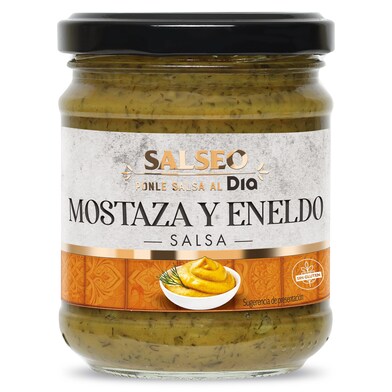 Salsa de mostaza y eneldo Salseo de Dia frasco 210 g-0 Salsa de mostaza y eneldo Salseo de Dia frasco 210 g-0