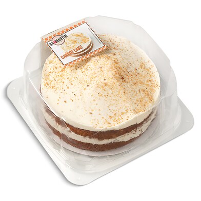 Tarta de zanahoria San Martín bandeja 770 g-0 Tarta de zanahoria San Martín bandeja 770 g-0