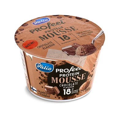 Mousse de chocolate con proteínas VALIO VASO 150 GR-0 Mousse de chocolate con proteínas VALIO VASO 150 GR-0