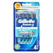 Maquinilla de afeitar desechable Gillette blister 4 unidades