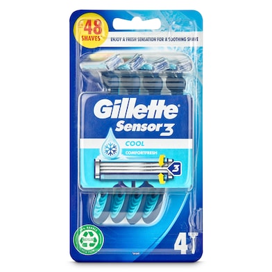 Maquinilla de afeitar desechable Gillette blister 4 unidades-0