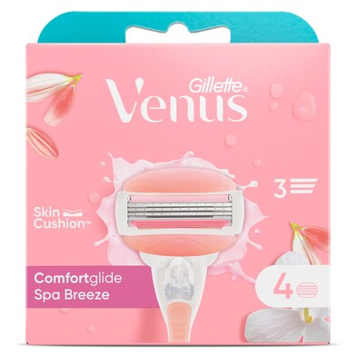 Maquinilla confortglide spa breeze recambio Gillette Venus blister 4 unidades-1