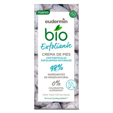 Crema exfoliante para pies bio Eudermin bote 75 ml-0 Crema exfoliante para pies bio Eudermin bote 75 ml-0