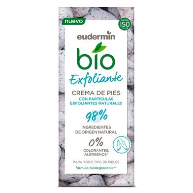 Crema exfoliante para pies bio Eudermin bote 75 ml-0