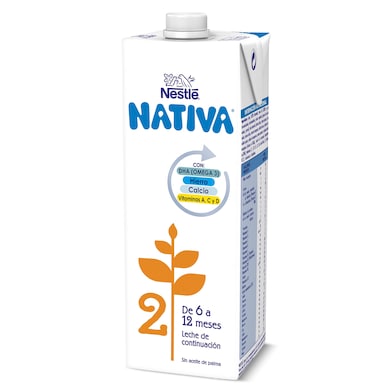 Nativa Nestlé Nativa Leche (2) de continuación líquida, de 6 a 12