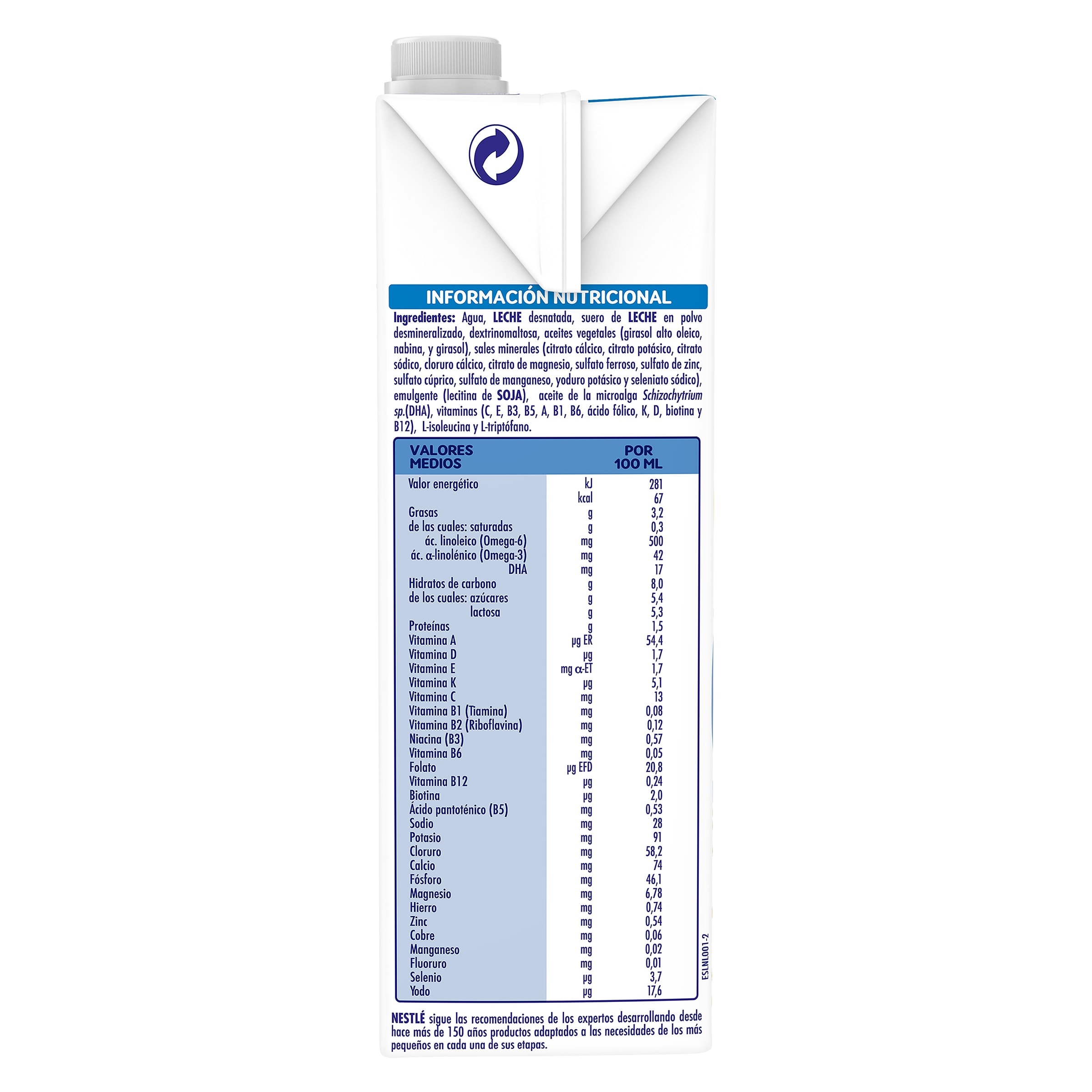 Leche de continuación Nativa 1 L