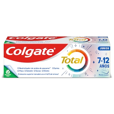 Pasta dentífrica para niños Colgate Total tubo 50 ml-0