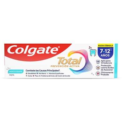 Pasta dentífrica para niños Colgate Total tubo 50 ml-0