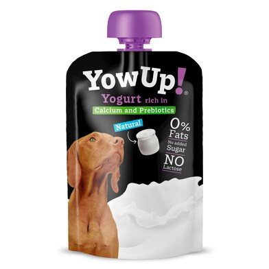 Yogur para perros sabor natural Yowup bolsa 115 g-0