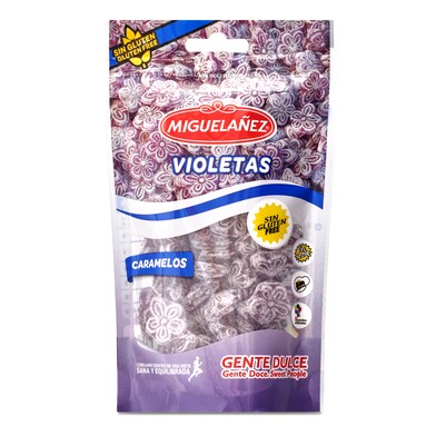 Caramelos violetas Migueláñez bolsa 125 g-0