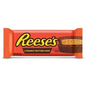 Tartaletas de chocolate rellenas de crema de cacahuete 2 unidades Reeses's bolsa 42 g