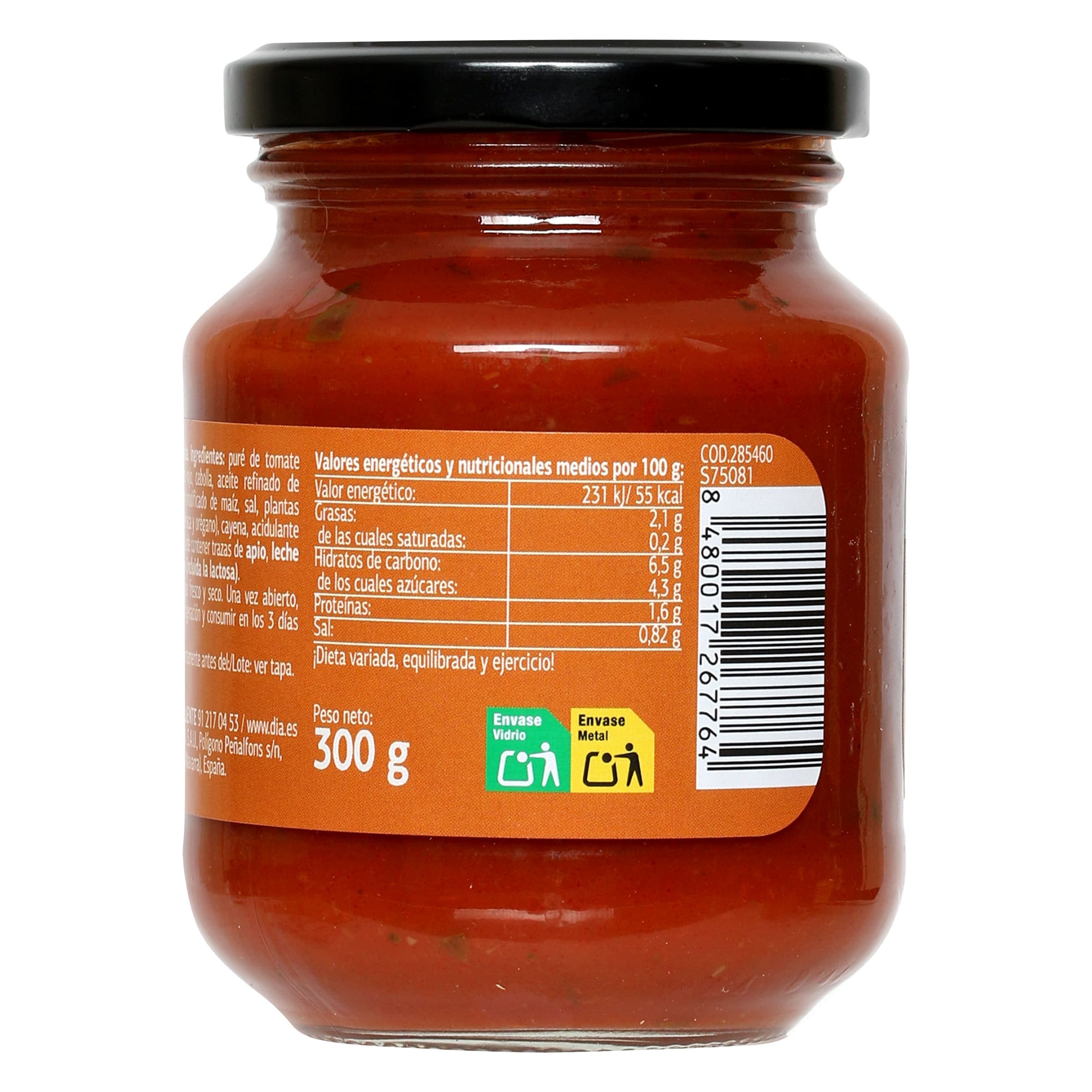 Salsa arrabbiata Dia Salseo 300 g