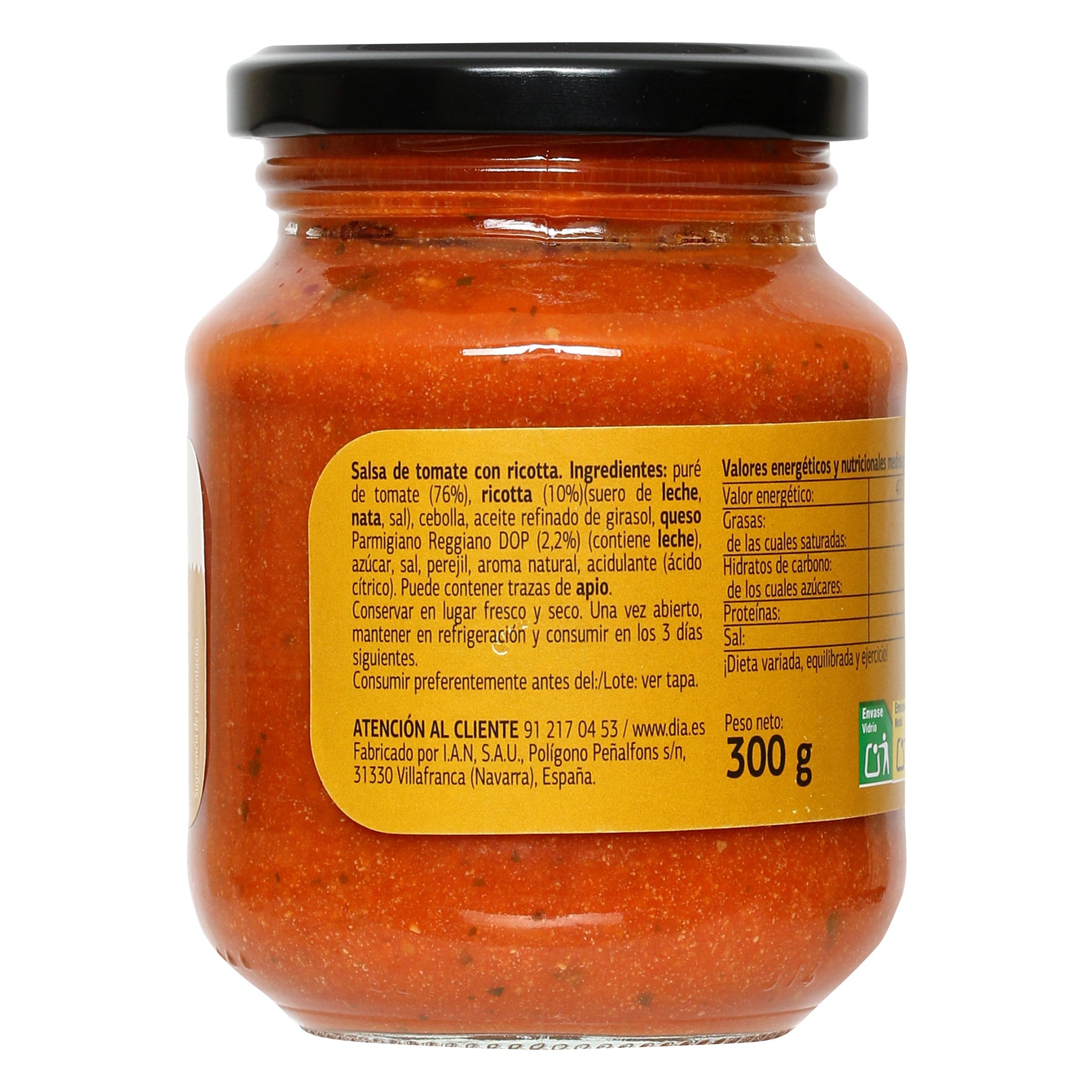 Salsa ricotta Dia Salseo 300 g
