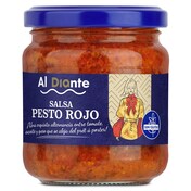 Salsa pesto rojo Al Diante Dia frasco 185 g