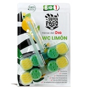 Colgador para wc limón Super Paco  blister 2 unidades