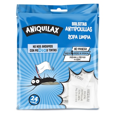 Pastillas antipolillas ropa limpia Aniquilax bolsa 24 unidades-0