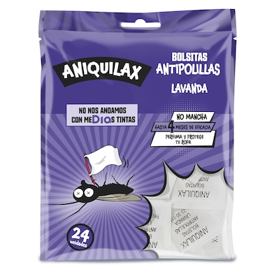 Pastillas antipolillas lavanda Aniquilax bolsa 24 unidades-0
