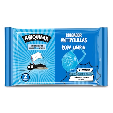 Colgador antipolillas ropa limpia Aniquilax bolsa 2 unidades-0