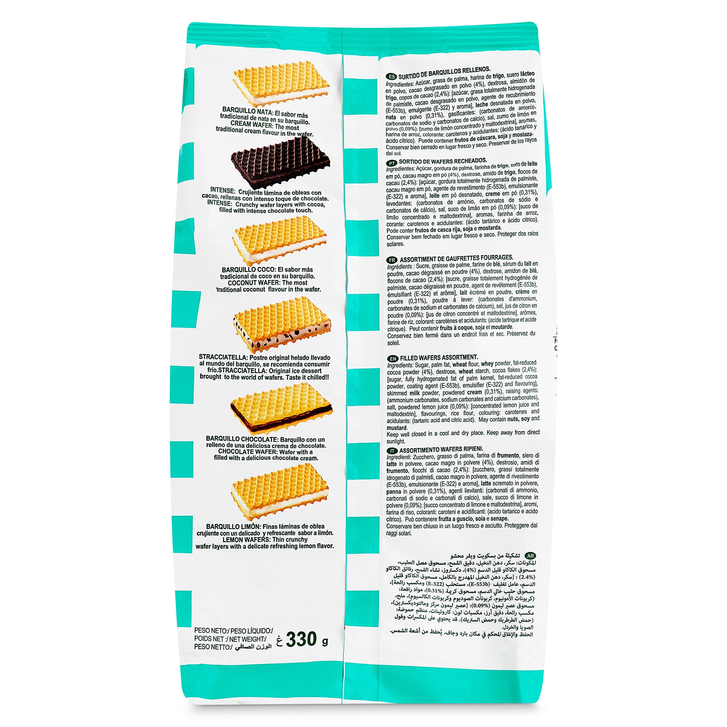 Barquillos wafer mix Florbu 330 g
