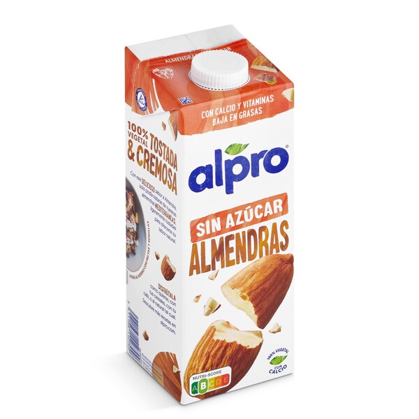 Bebida de Almendras Sin Azúcar Alpro Envase 1 Lt.
