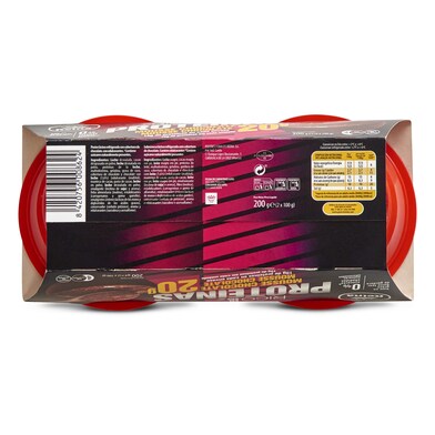 Mousse de chocolate rico en proteínas REINA 2 unidades PACK 200 GR-1 Mousse de chocolate rico en proteínas REINA 2 unidades PACK 200 GR-1