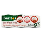 Surtido de patés Iberitos lata 3 x 23 g