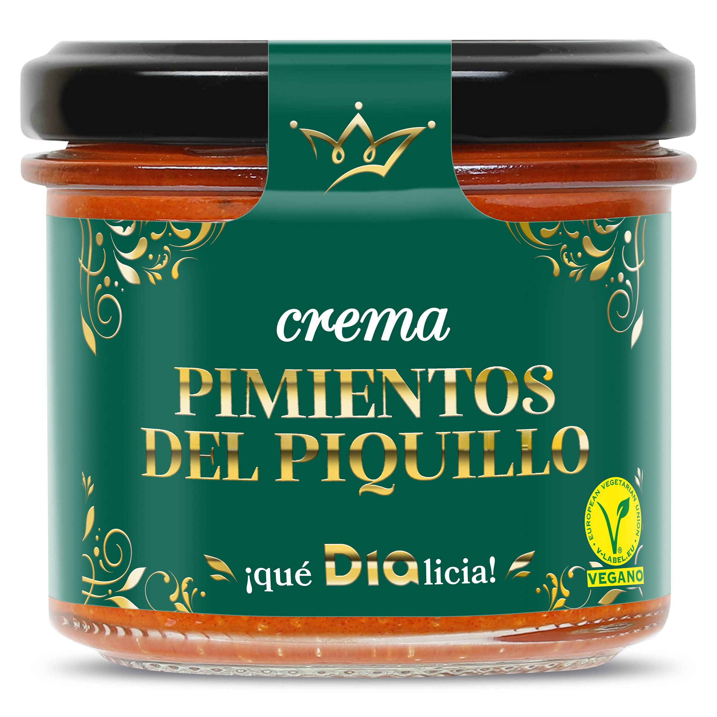 Crema de pimientos del piquillo Nuestra Alacena de Dia frasco 110 g