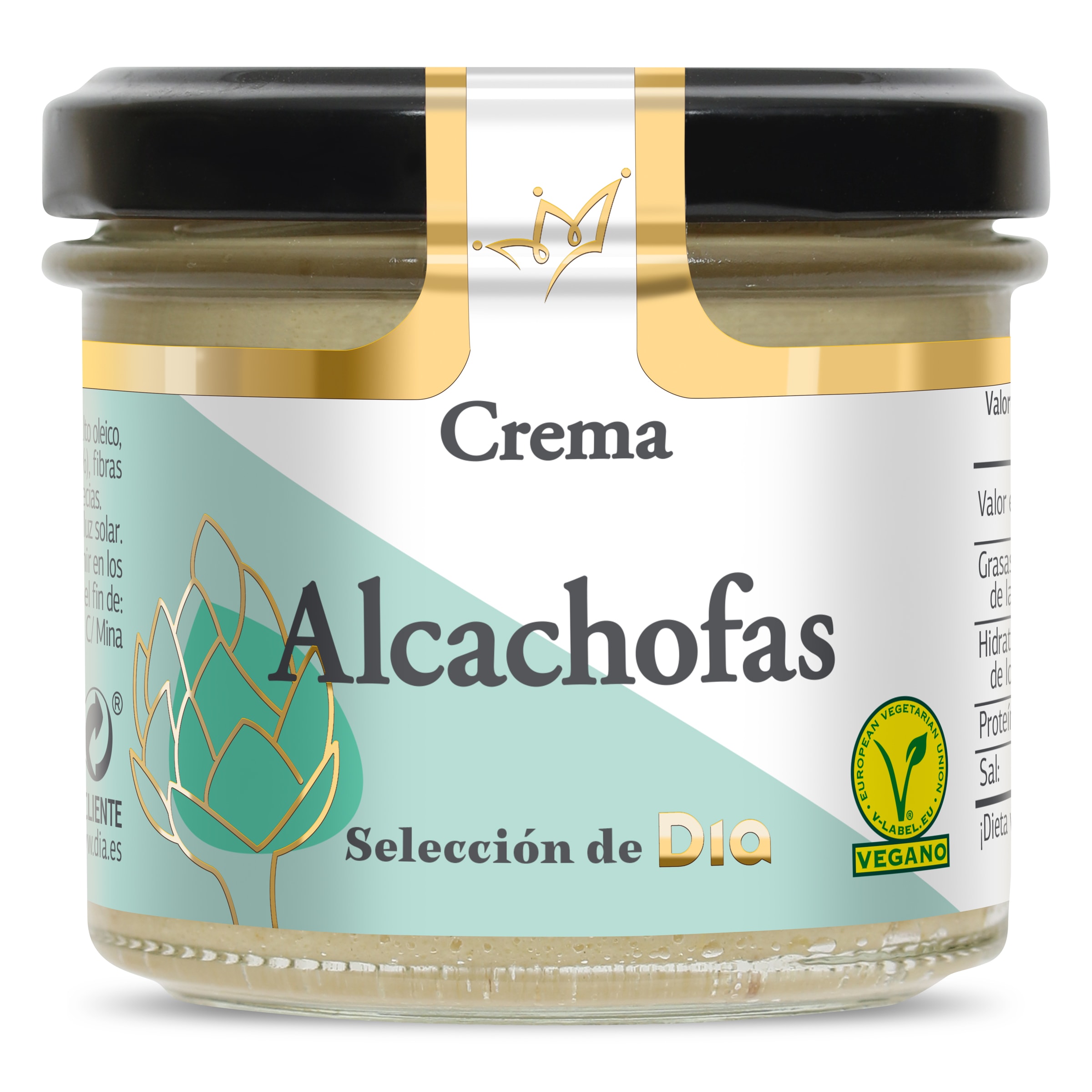 Crema de alcachofas Nuestra Alacena de Dia frasco 110 g